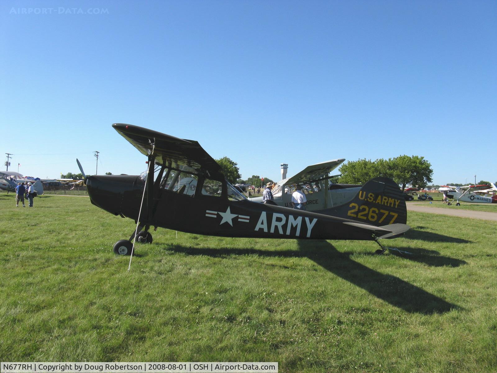 N677RH, Cessna 305A C/N 22677, Cessna 305A as L-19 BIRD DOG