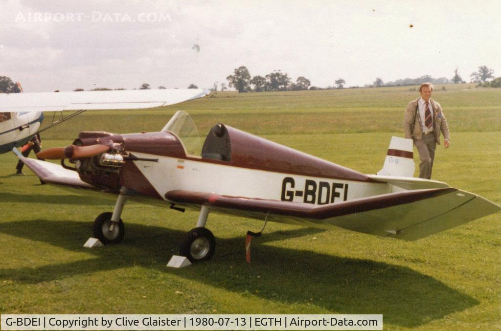 G-BDEI, 1977 Jodel D-9 Bebe C/N PFA 936, Originally in private hands since June 1975 and currently with and a trustee of, Noddy Group since April 1995                                                                      