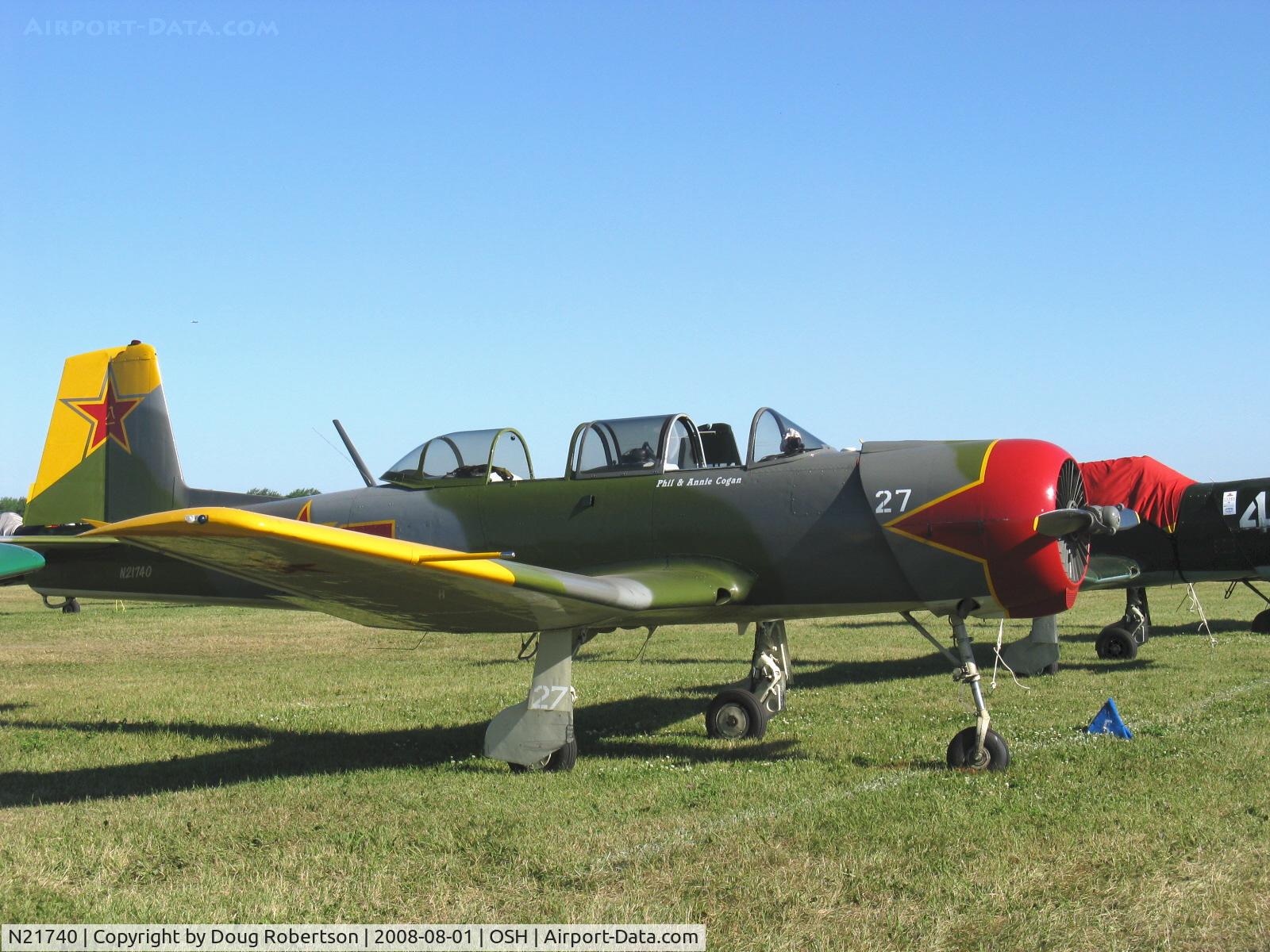 N21740, 1991 Nanchang CJ-6 C/N 3932005, 1991 Nanchang China CJ-6A, Huosai 6J1A 285 Hp
