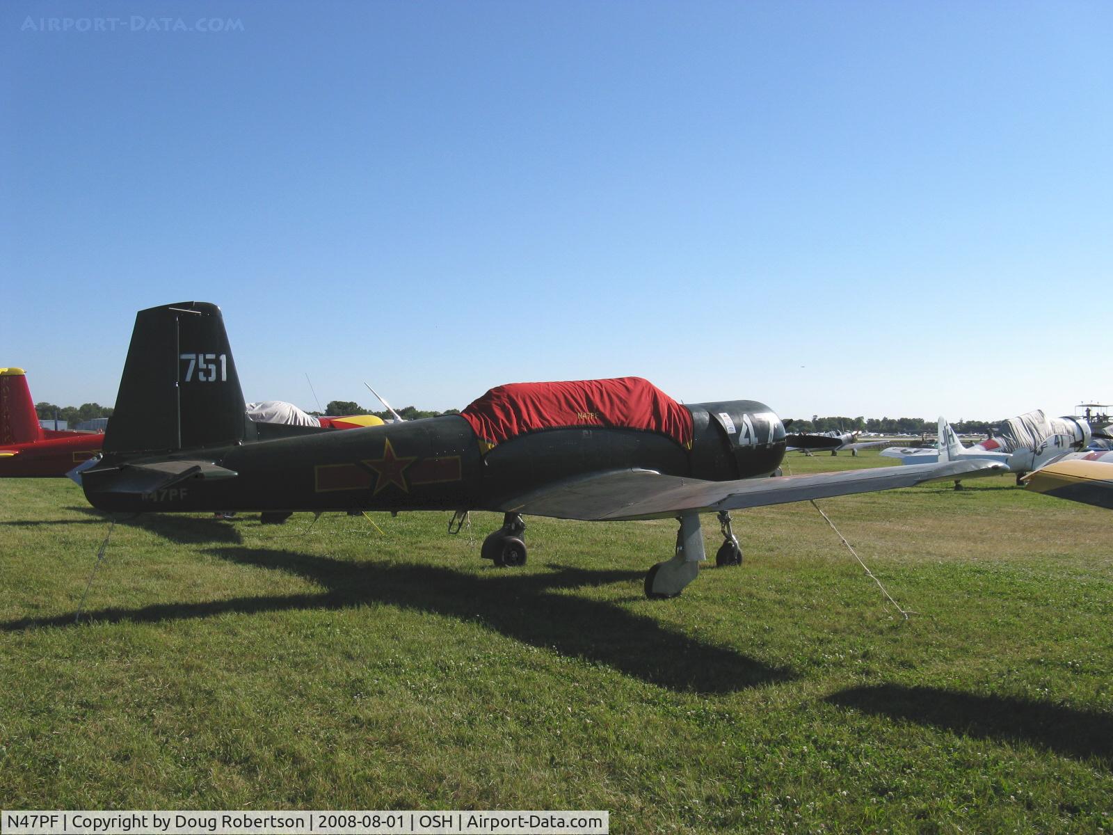 N47PF, 1983 Nanchang CJ-6A C/N 4032003, 1983 Nanchang China CJ-6A, Huosai 6J1A 285 Hp