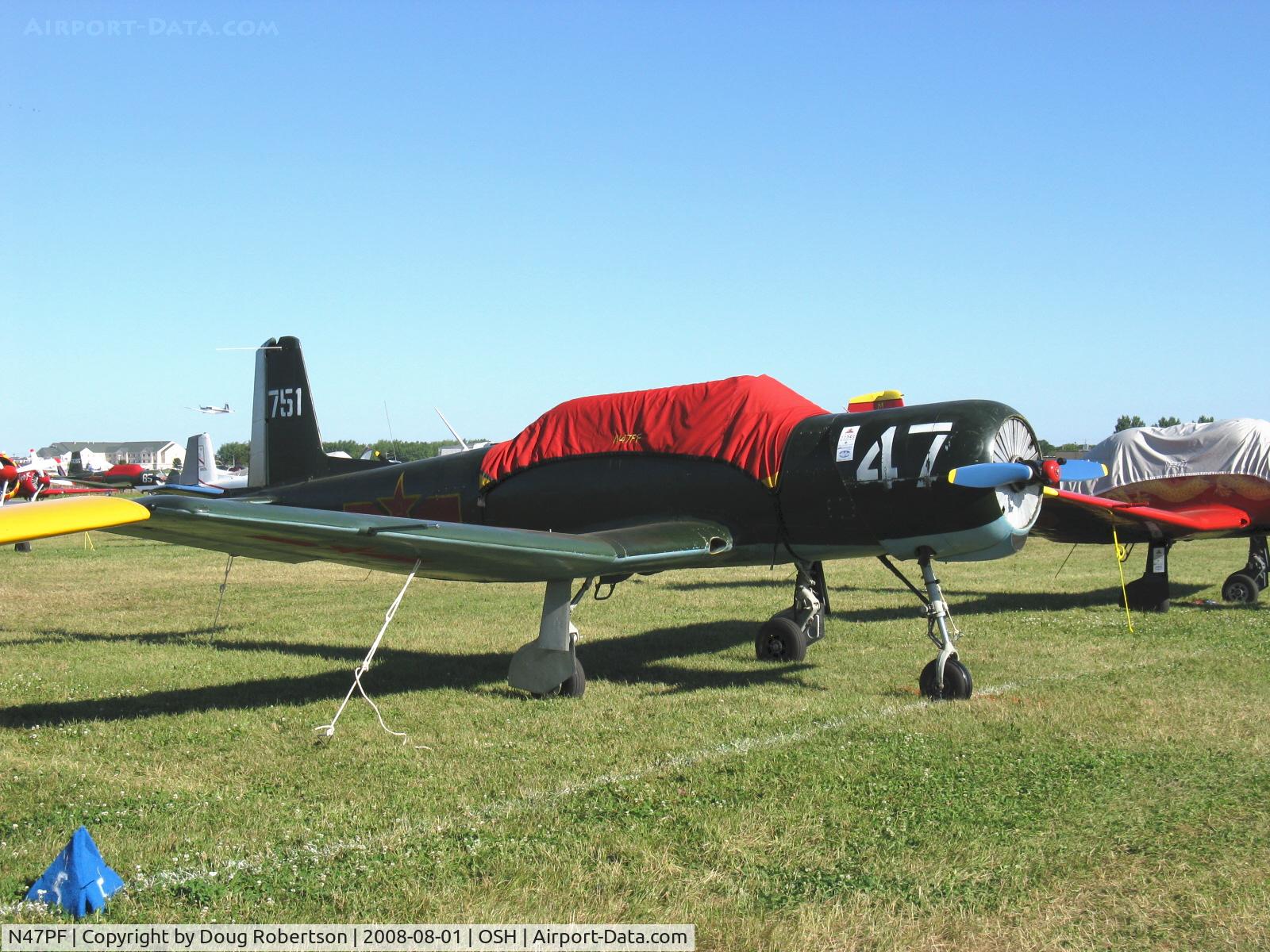 N47PF, 1983 Nanchang CJ-6A C/N 4032003, 1983 Nanchang China CJ-6A, Huosai 6J1A 285 Hp