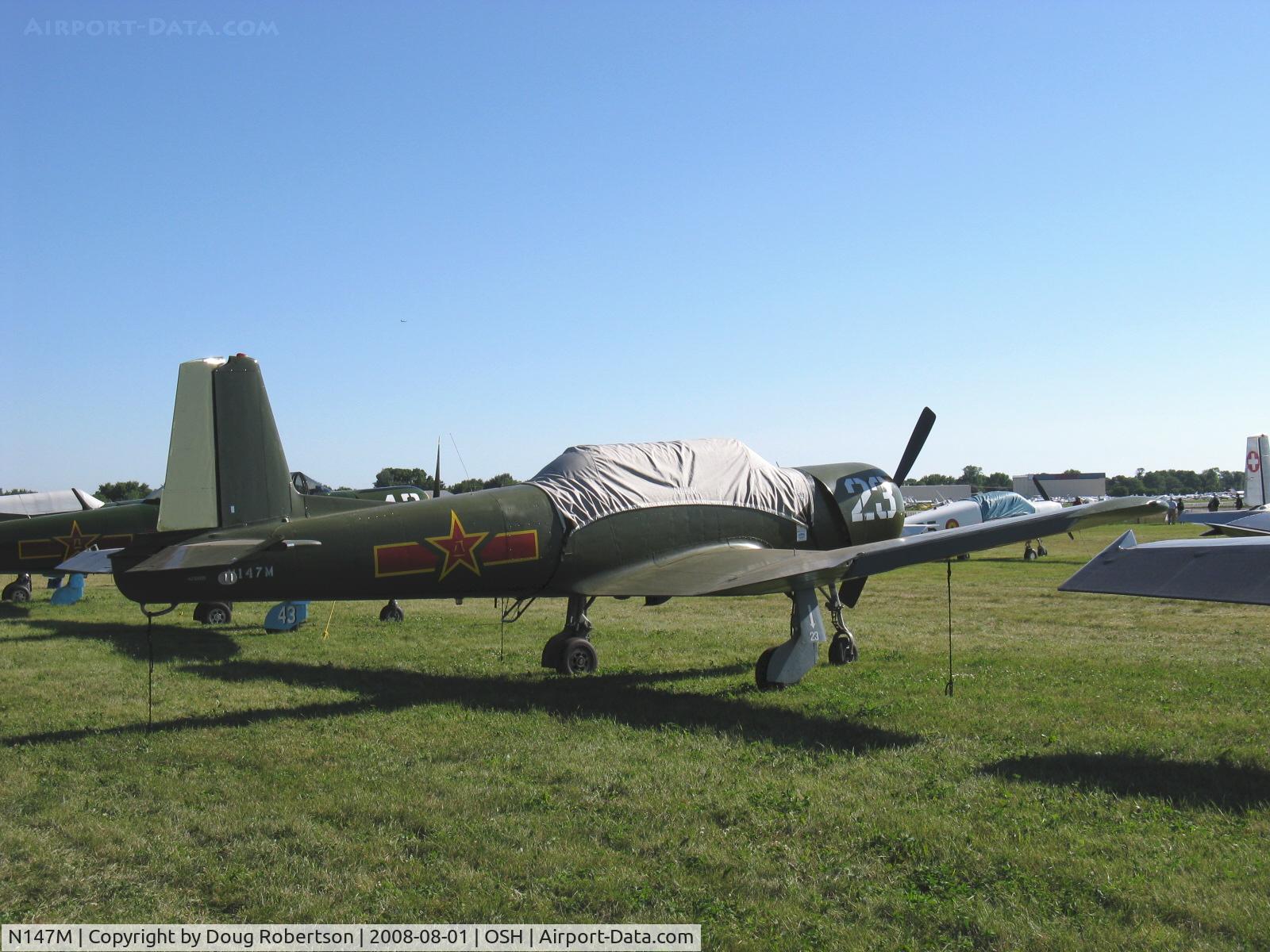 N147M, Nanchang CJ-6A C/N 4232020, Nanchang China CJ-6A, Vedeneev (Ivchenko) M-14P II 360 Hp upgrade