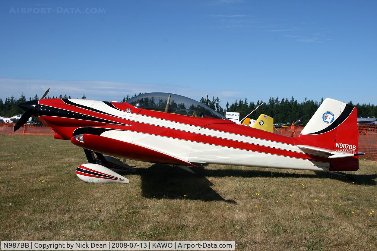 N987BB, 1987 Vans RV-4 C/N 1004, Arlington fly in