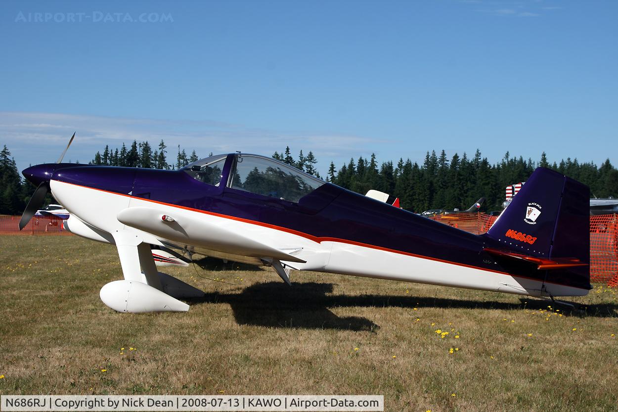 N686RJ, 2001 Vans RV-6 C/N 22634, Arlington fly in