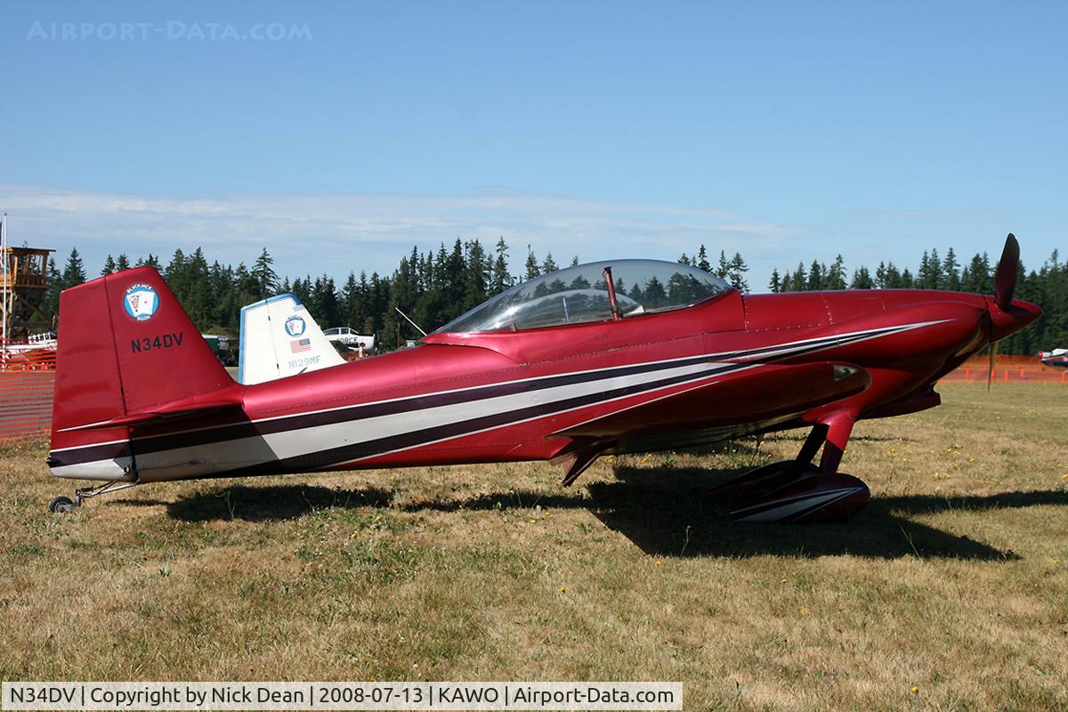N34DV, 1988 Vans RV-4 C/N 1619, Arlington fly in
