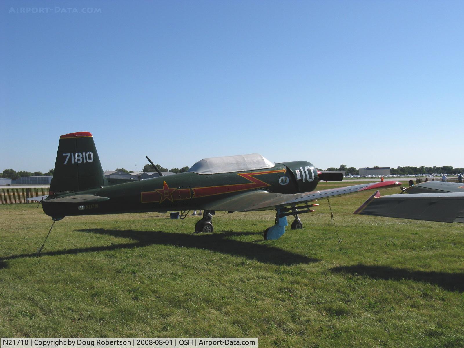 N21710, 1969 Nanchang CJ-6A C/N 2532059, 1969 Nanchang China CJ-6A, Housai 6J1A 285 Hp radial