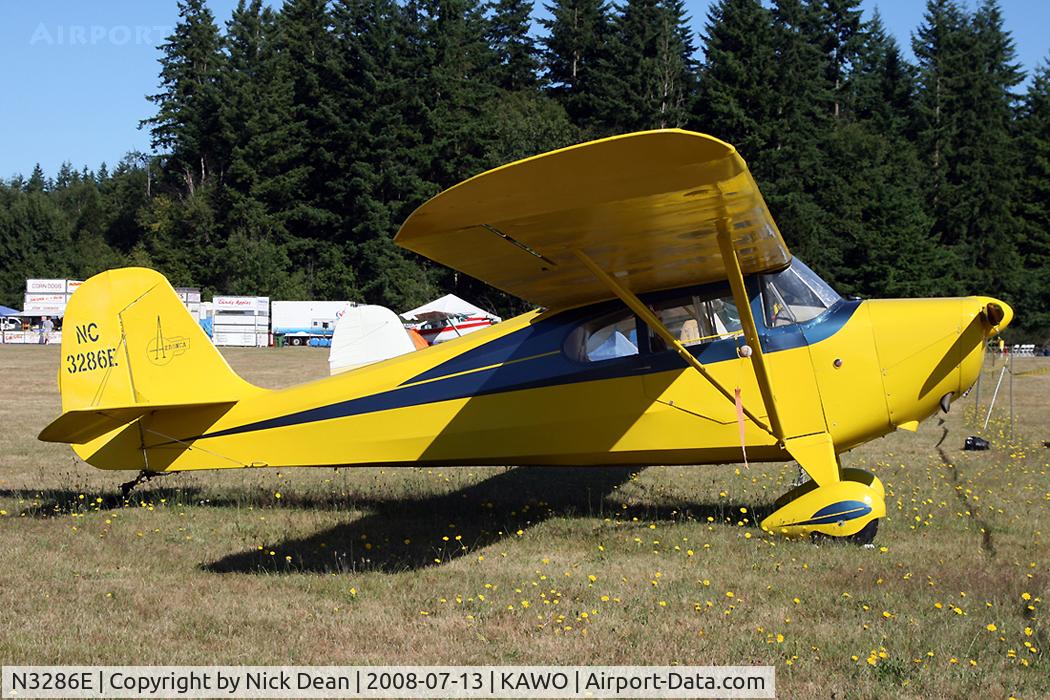 N3286E, 1947 Aeronca 11AC Chief C/N 11AC-1657, Arlington fly in