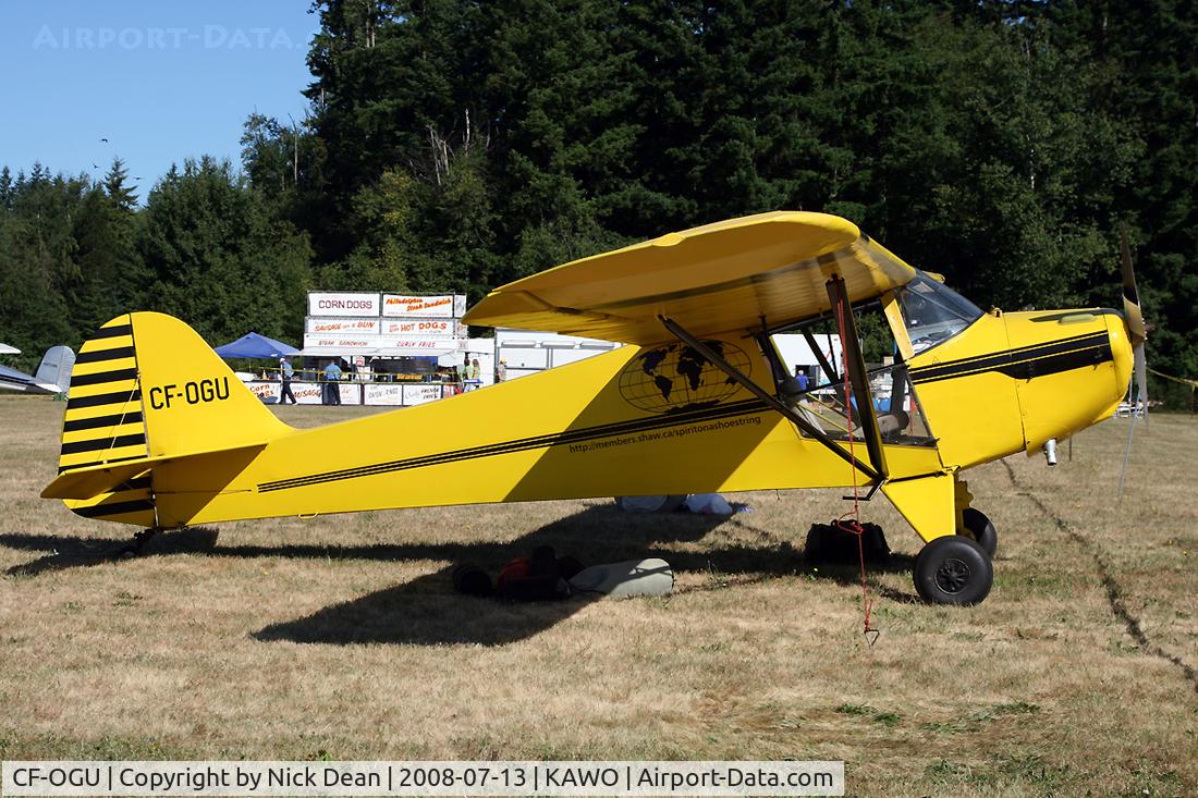 CF-OGU, 1946 Taylorcraft BC-12D C/N 9806, Arlington fly in