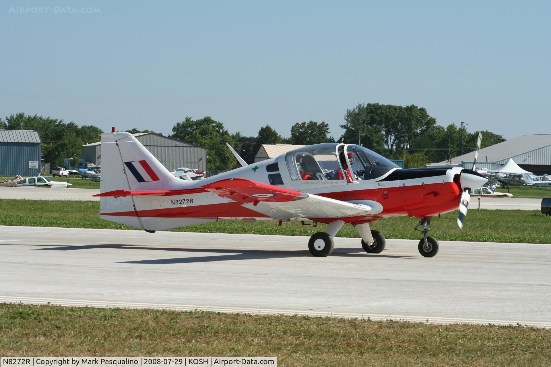 N8272R, 1972 Scottish Aviation Sk.61E Bulldog C/N BH100/164, Scottish Series 100