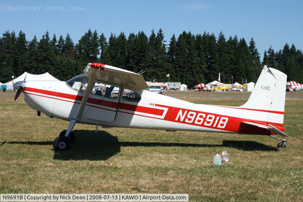 N9691B, 1957 Cessna 180A C/N 32988, Arlington fly in