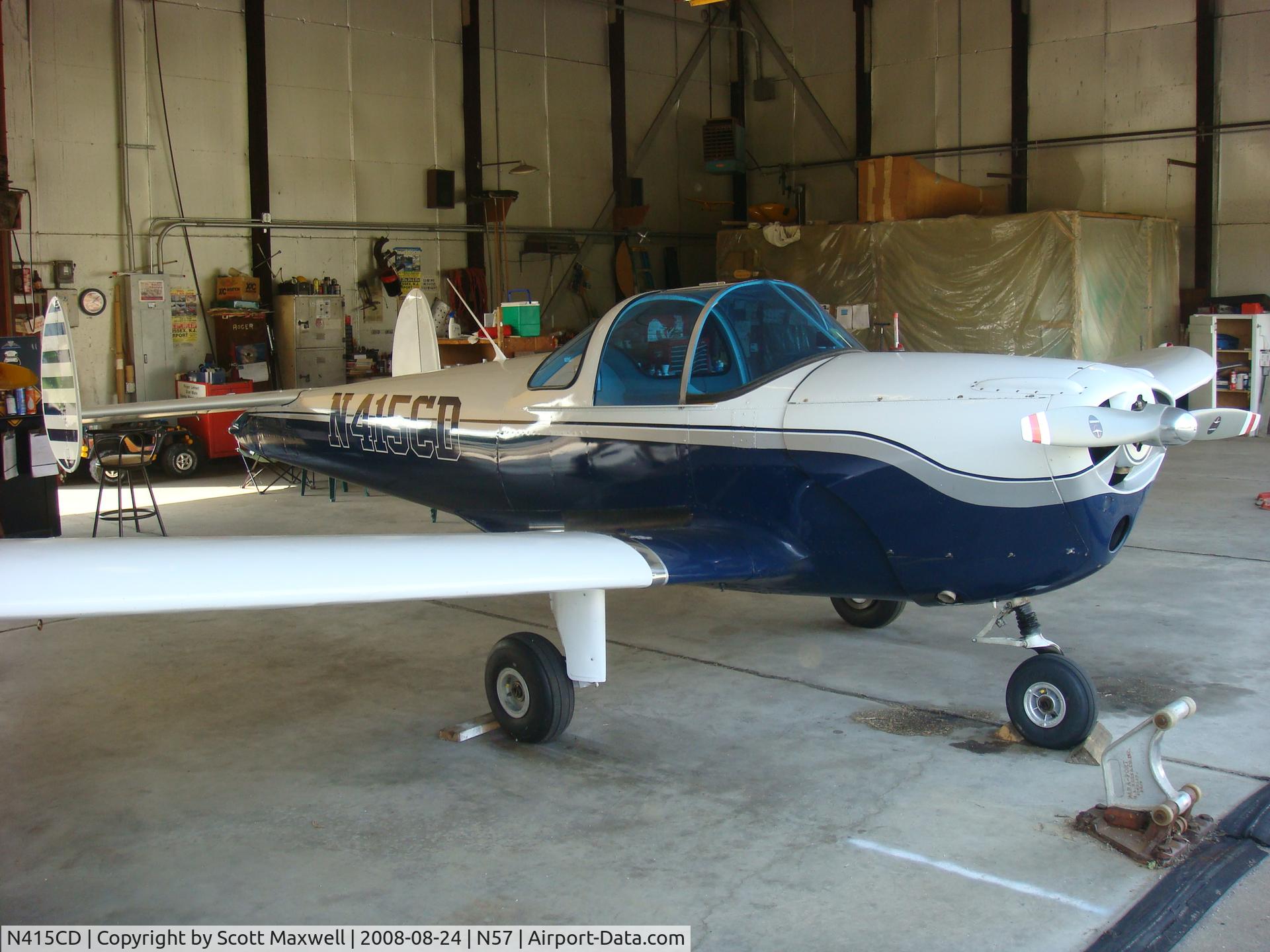 N415CD, 1947 Erco 415CD Ercoupe C/N 4523, At New Garden (N57) PA on a sunny afternoon