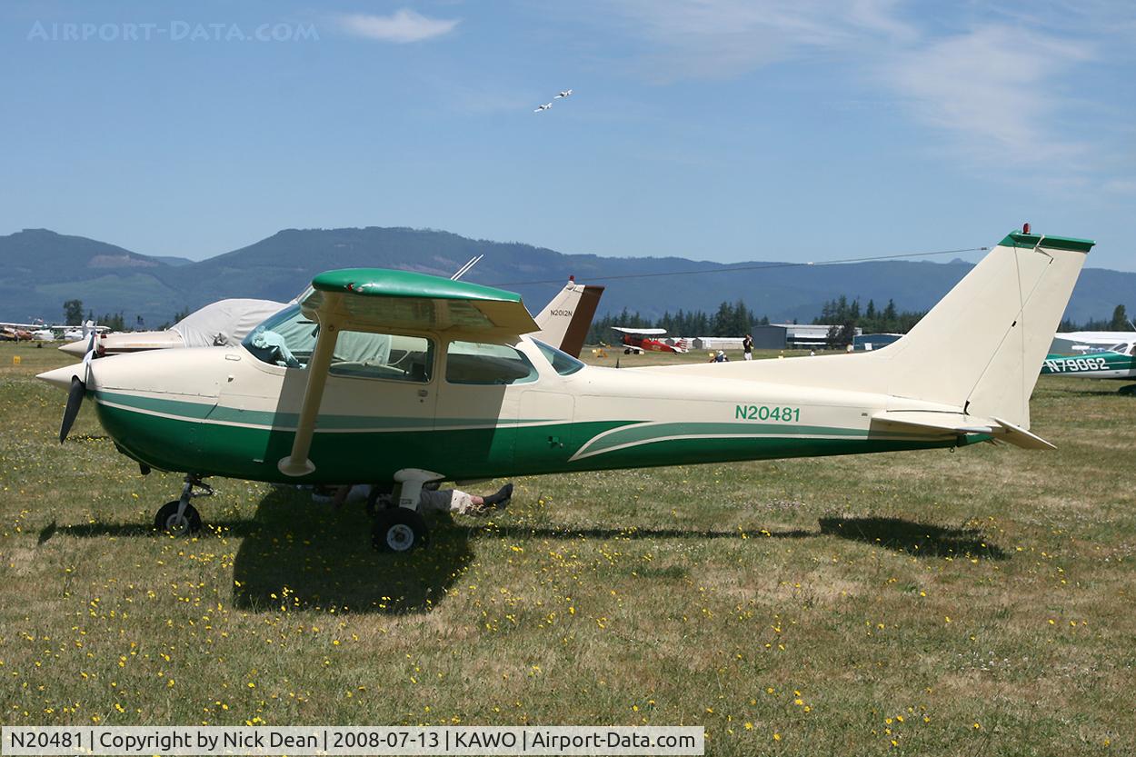N20481, 1973 Cessna 172M C/N 17261324, KAWO Arlington fly in
