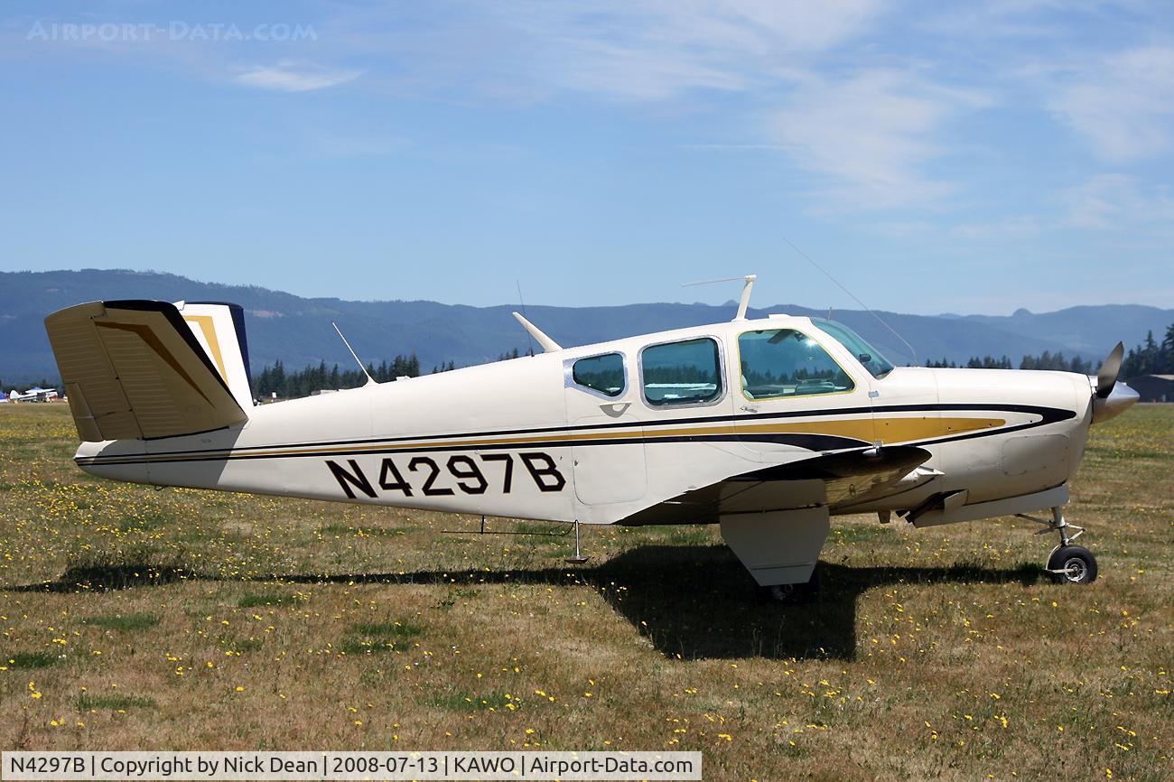 N4297B, 1955 Beech F35 Bonanza C/N D-4245, Arlington fly in