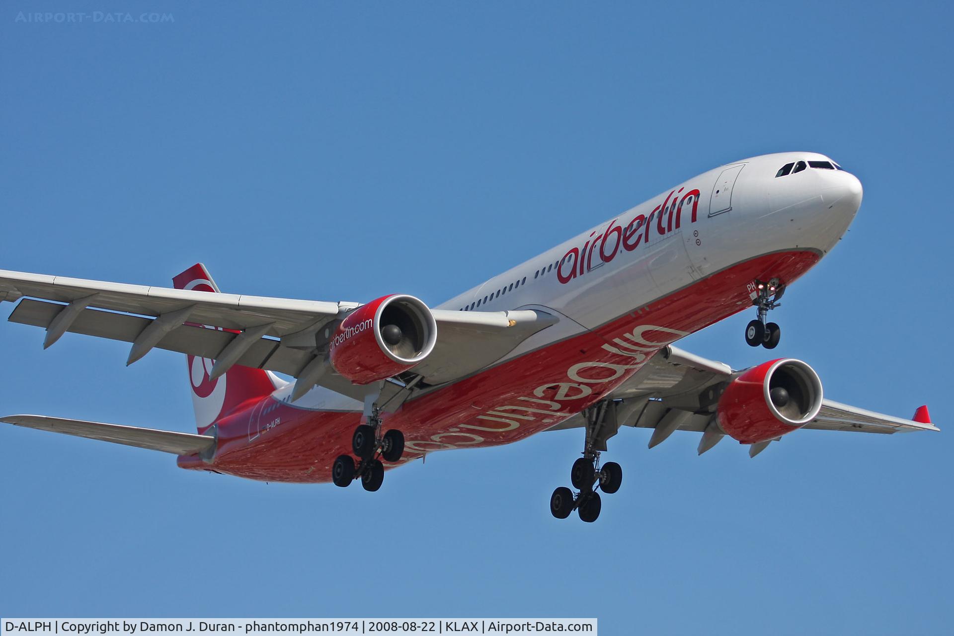 D-ALPH, 2006 Airbus A330-223 C/N 739, Take at In-N-Out next to LAX.