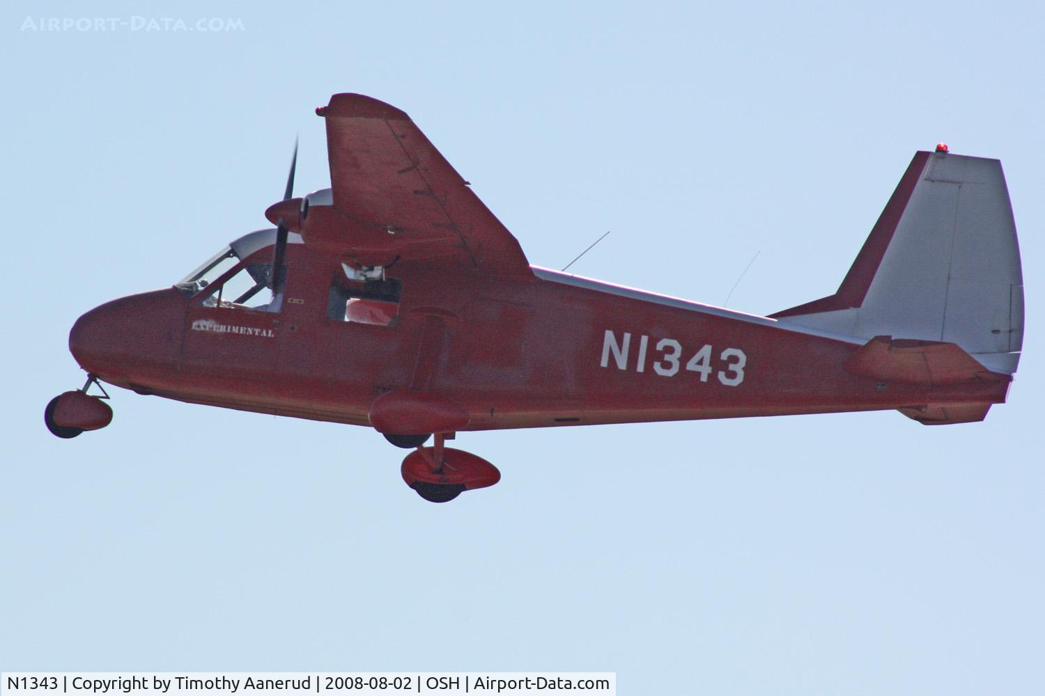 N1343, 1967 Wickham Model B C/N 1, EAA AirVenture 2008, as reported in the December 1968 issue of Sport Aviation, pages 30-33