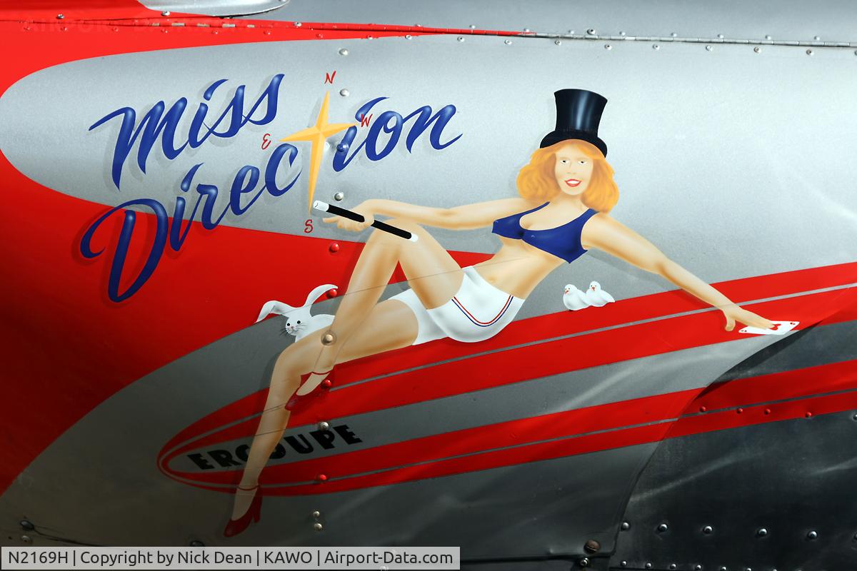 N2169H, 1946 Erco 415C Ercoupe C/N 2792, Nice nose art for a none WWII military aircraft