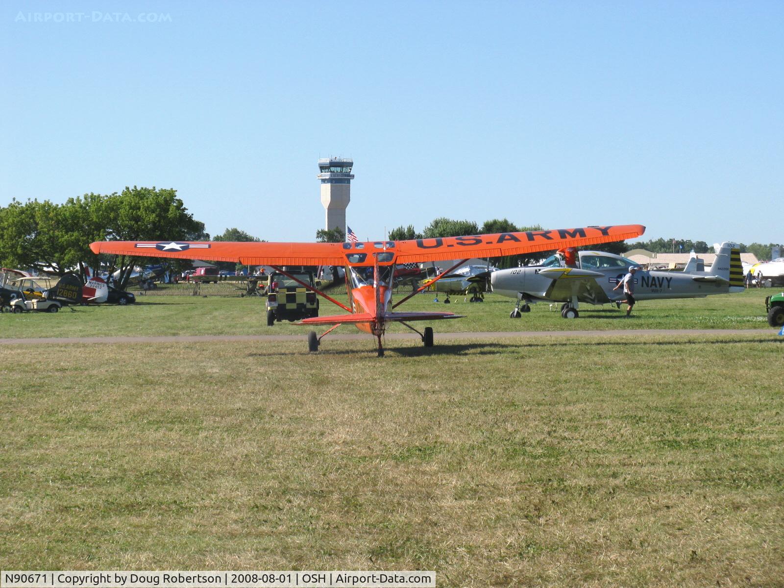 N90671, 1951 Cessna O-1A Bird Dog C/N 22285, 1951 Cessna 305A BIRD DOG, Continental O-470, taxi