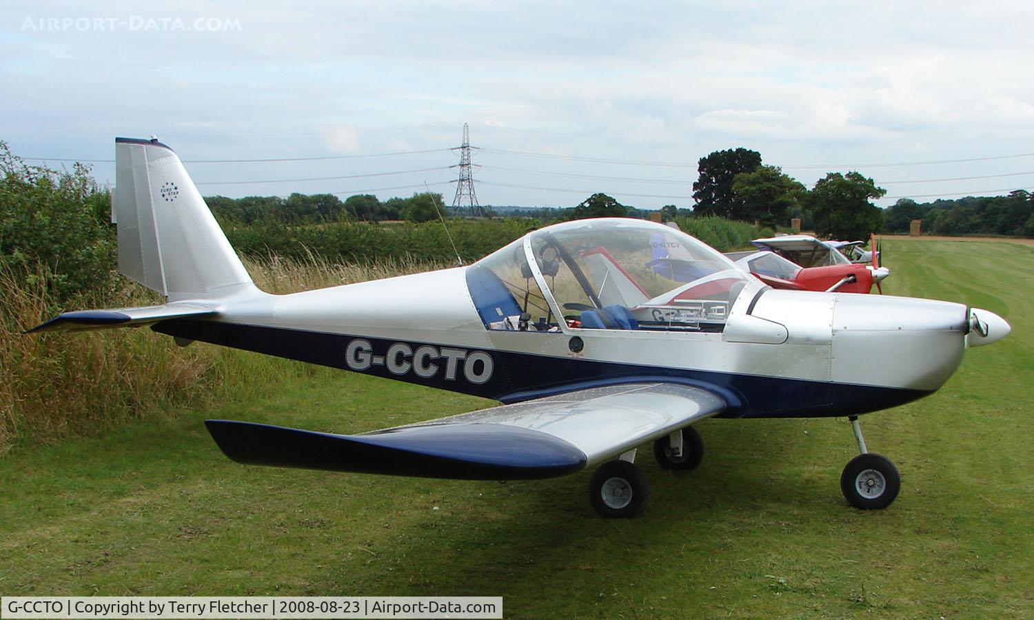 G-CCTO, 2004 Aerotechnik EV-97 Teameurostar UK C/N PFA 315-14136, Eurostar at 2008 Sittles Farm Fly-in