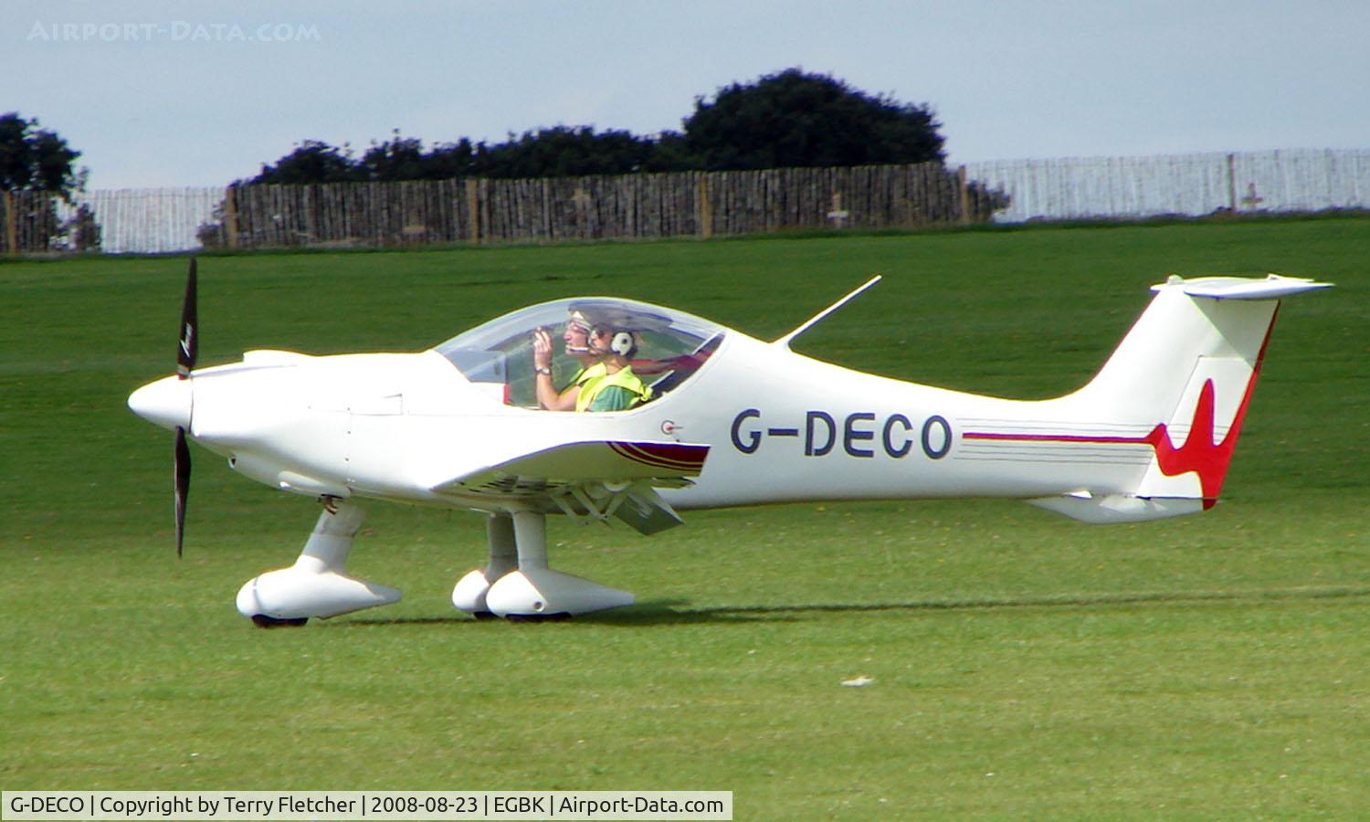 G-DECO, 2004 Dyn'Aero MCR-01 Club Banbi C/N PFA 301A-14246, Visitor to Sywell on 2008 Ragwing Fly-in day