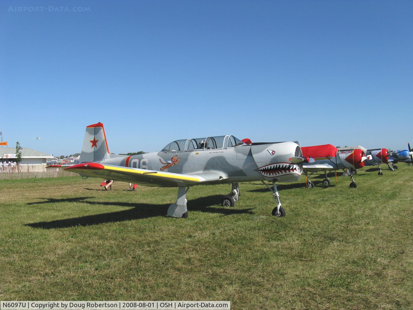 N6097U, 1973 Nanchang CJ-6 C/N 2851276, 1973 Nanchang China CJ-6A, Huosai 6J2A, 285 Hp