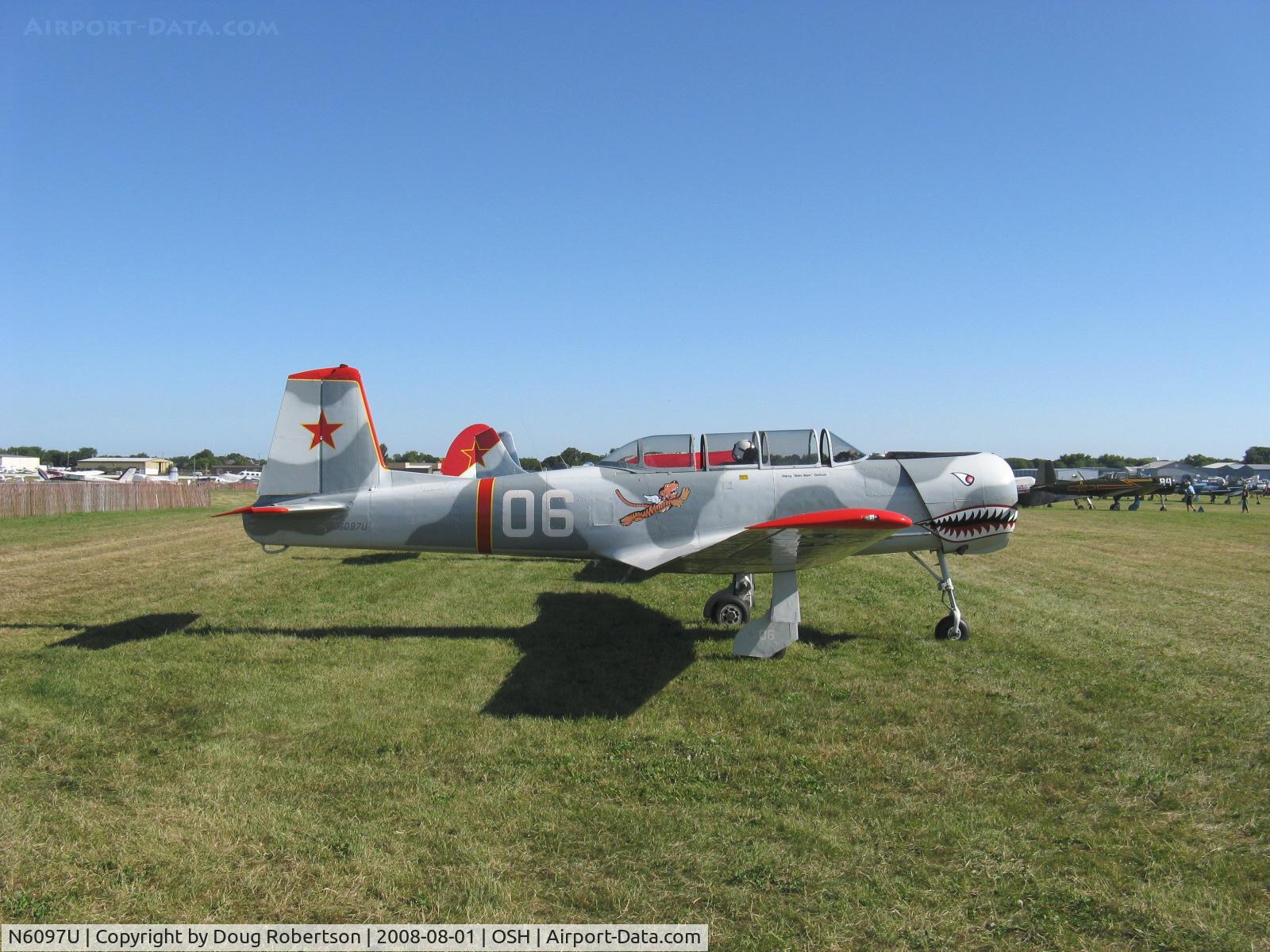 N6097U, 1973 Nanchang CJ-6 C/N 2851276, 1973 Nanchang China CJ-6A, Huosai 6J2A, 285 Hp