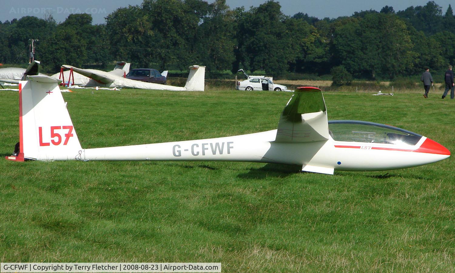 G-CFWF, 1990 Rolladen-Schneider LS-7 C/N 7097, Competitor in the Midland Regional Gliding Championship at Husband's Bosworth