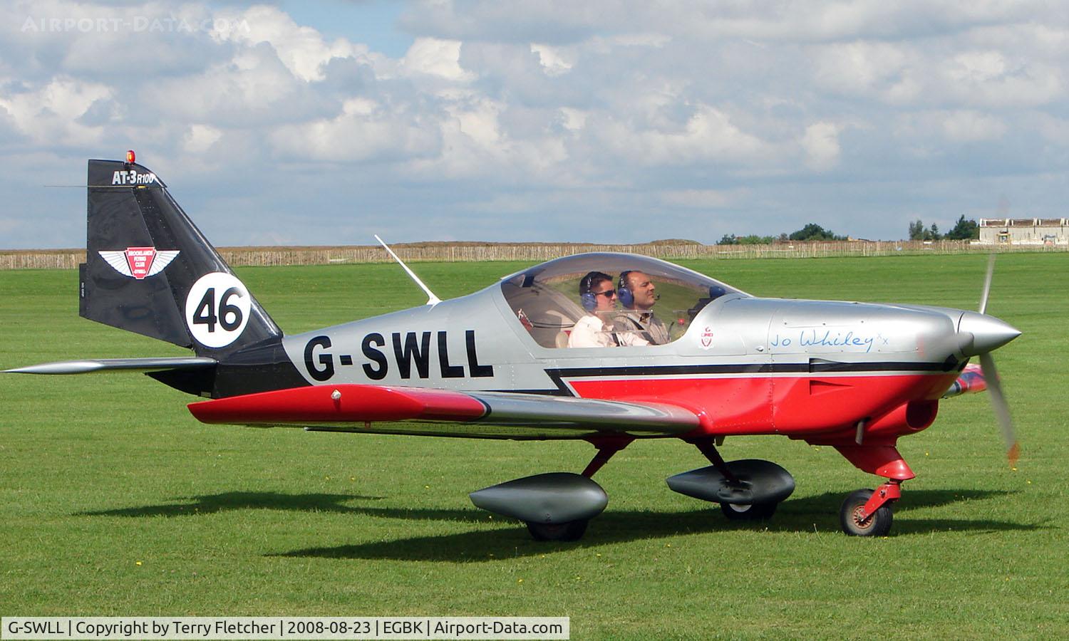 G-SWLL, 2005 Aero AT-3 R100 C/N AT3-012, Resident displaying at Sywell on 2008 Ragwing Fly-in day