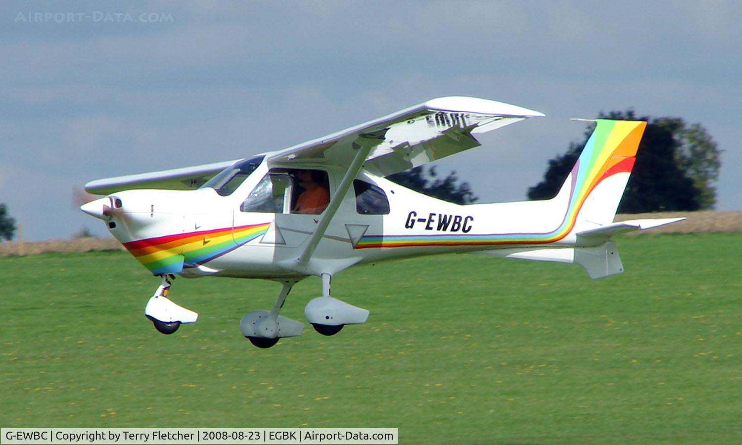G-EWBC, 2001 Jabiru SK C/N PFA 274-13457, Visitor to Sywell on 2008 Ragwing Fly-in day