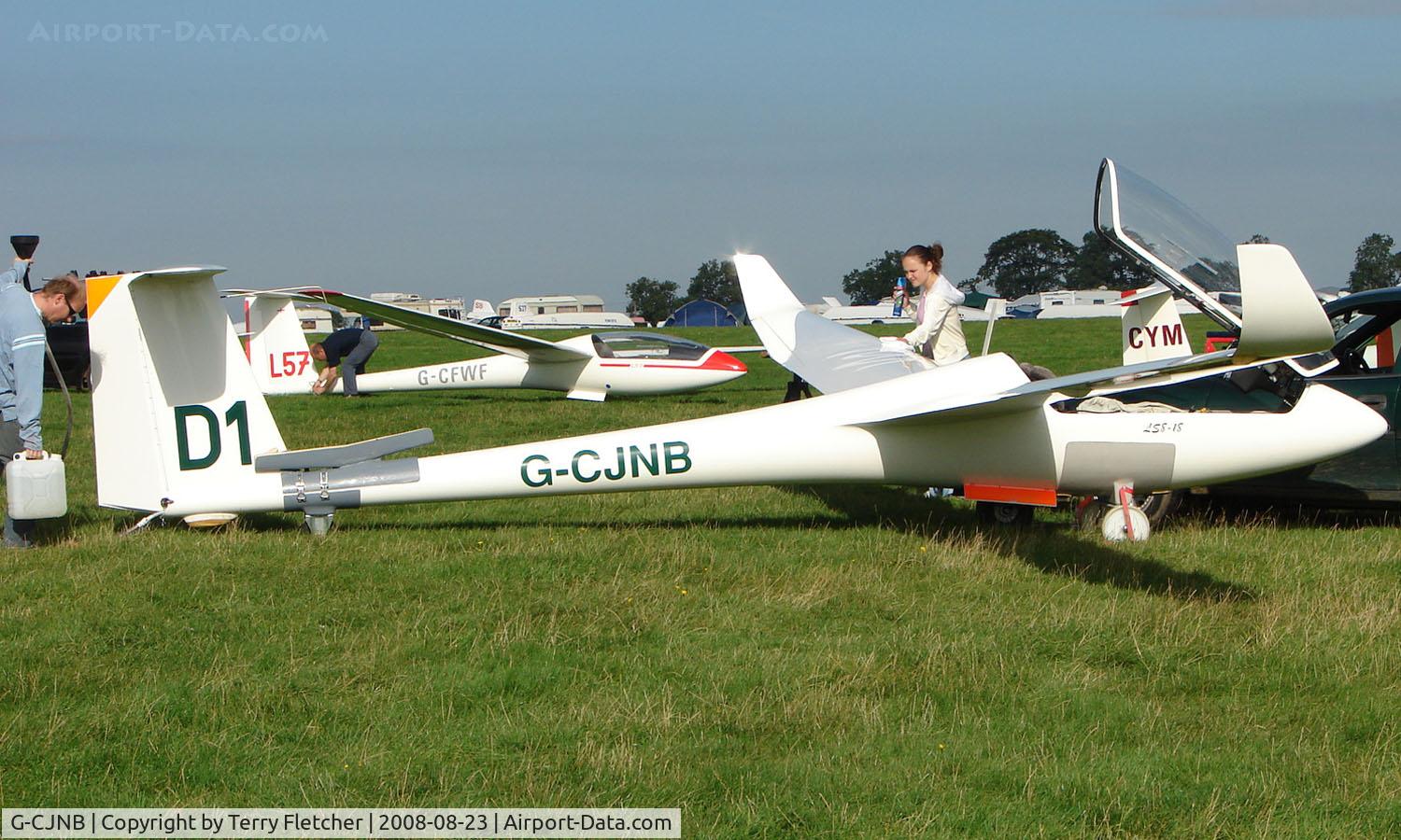 G-CJNB, 1998 Rolladen-Schneider LS-8-18 C/N 8227, Competitor in the Midland Regional Gliding Championship at Husband's Bosworth