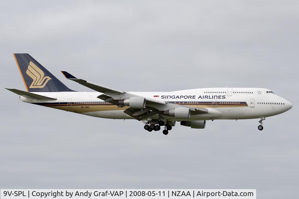 9V-SPL, 1997 Boeing 747-412 C/N 26557, Singapore Airlines 747-400