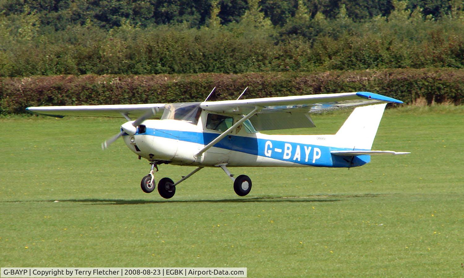 G-BAYP, 1973 Cessna 150L C/N 150-74017, Visitor to Sywell on 2008 Ragwing Fly-in day