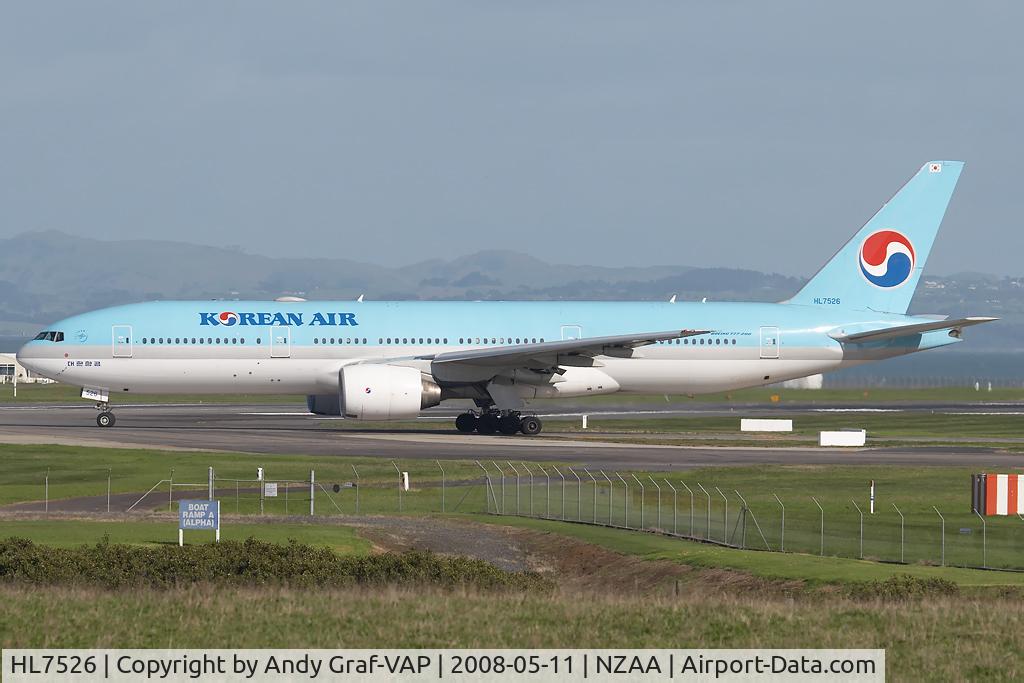 HL7526, 1988 Boeing 777-2B5/ER C/N 27947, Korean Air 777-200