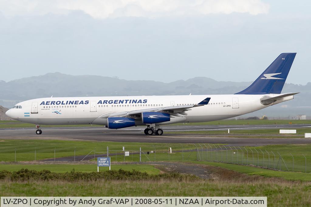 LV-ZPO, 1993 Airbus A340-211 C/N 063, Aerolineas Argentinas A340-200