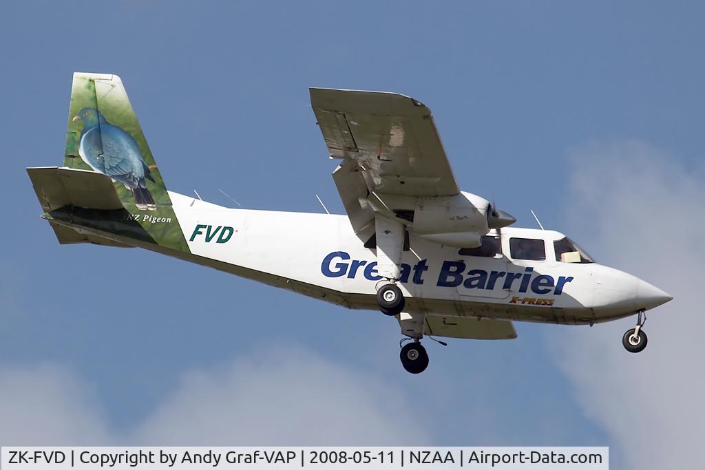 ZK-FVD, 1973 Britten-Norman BN-2A-26 Islander C/N 316, Great Barrier Express BN-2