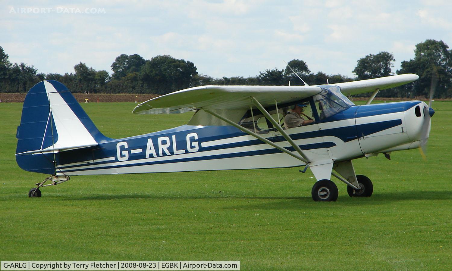 G-ARLG, 1961 Auster D4-108 C/N 3606, Visitor to Sywell on 2008 Ragwing Fly-in day