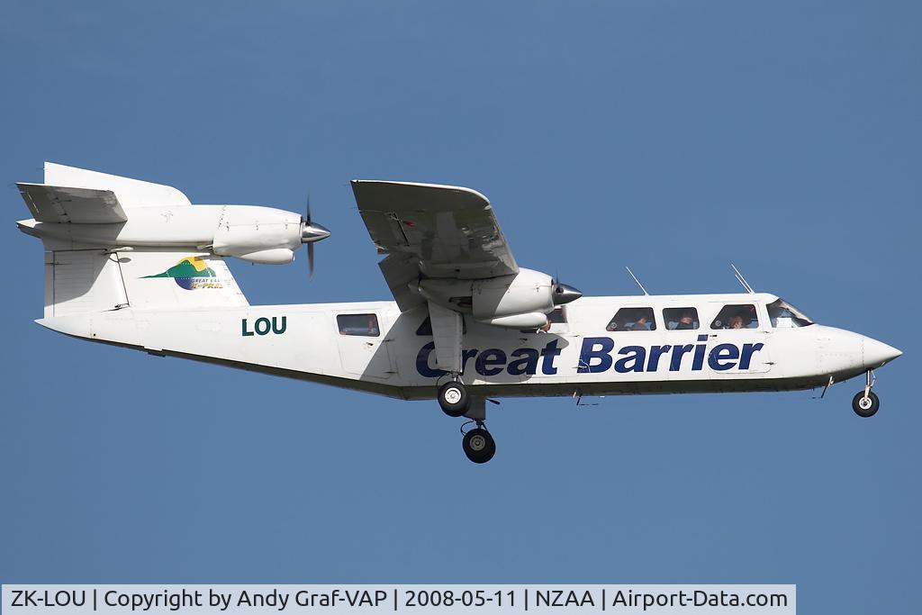 ZK-LOU, 1972 Britten-Norman BN-2A Mk.III-2 Trislander C/N 322, Great Barrier Express BN-2