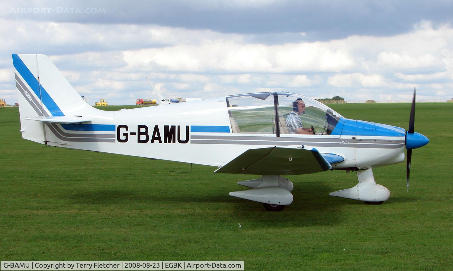 G-BAMU, 1972 Robin DR-400-160 Chevalier C/N 778, Visitor to Sywell on 2008 Ragwing Fly-in day