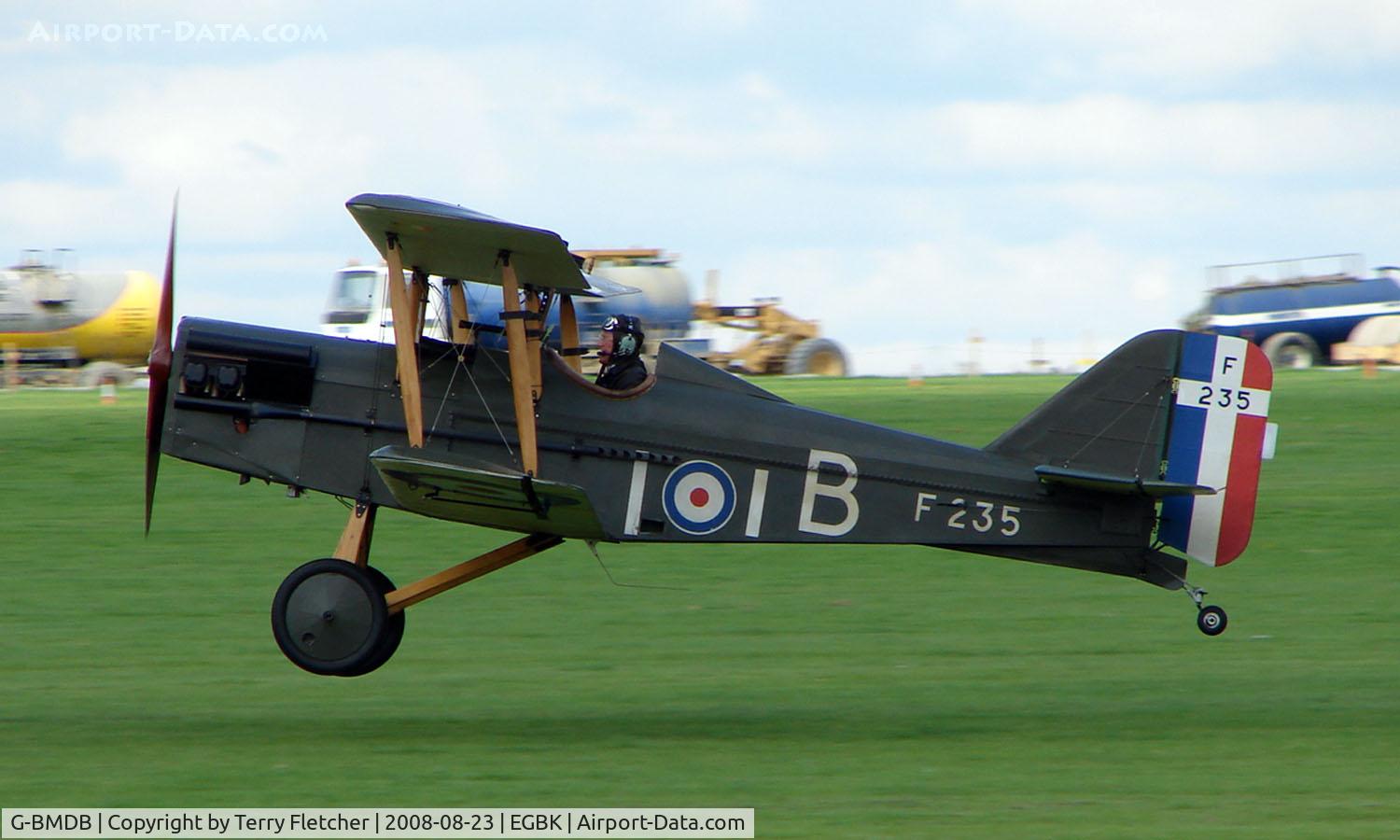 G-BMDB, 1988 Royal Aircraft Factory SE-5A Replica C/N PFA 020-10931, Visitor to Sywell on 2008 Ragwing Fly-in day