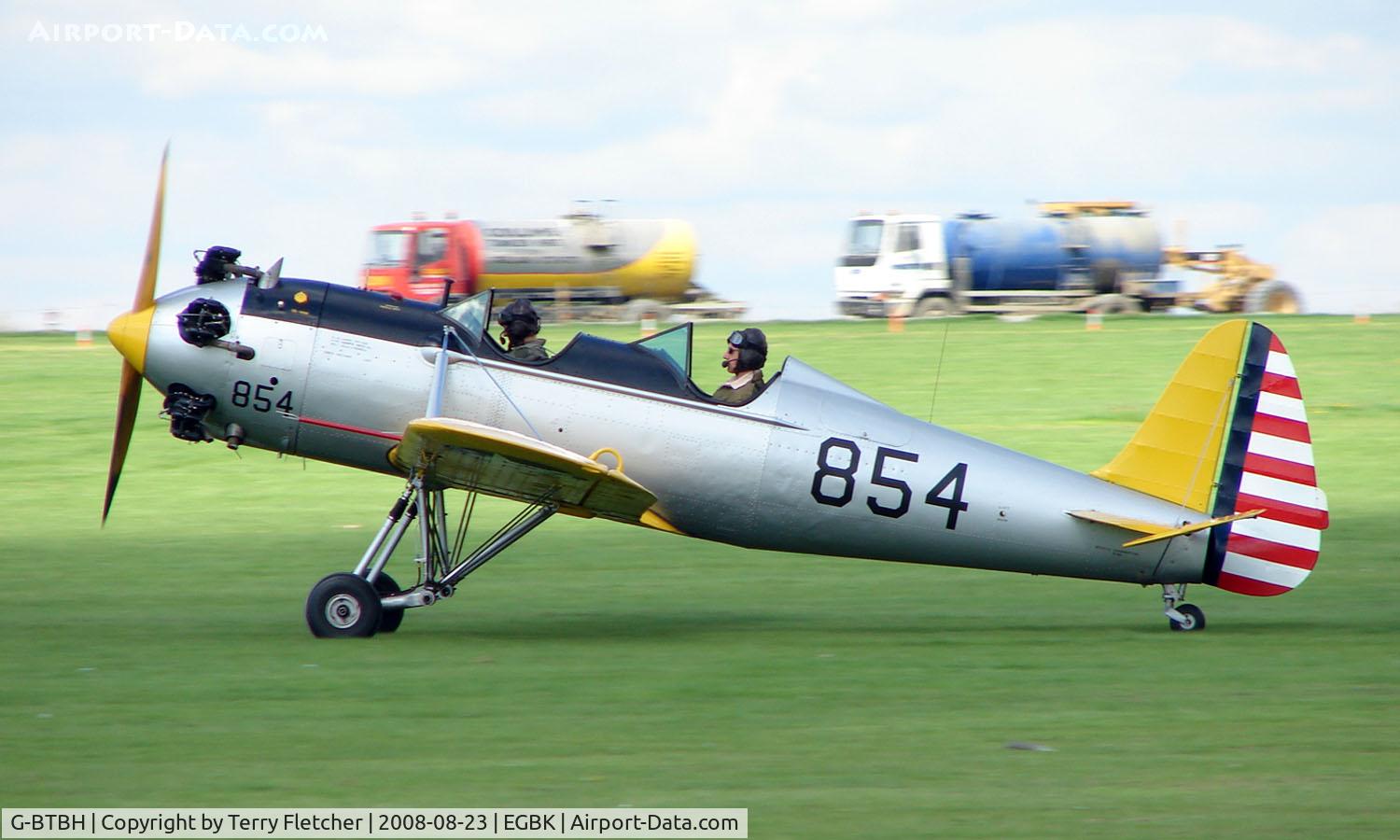 G-BTBH, 1942 Ryan PT-22 Recruit (ST3KR) C/N 2063, 1942 Ryan ST3KR  - ex 41-20854 - Visitor to Sywell on 2008 Ragwing Fly-in day