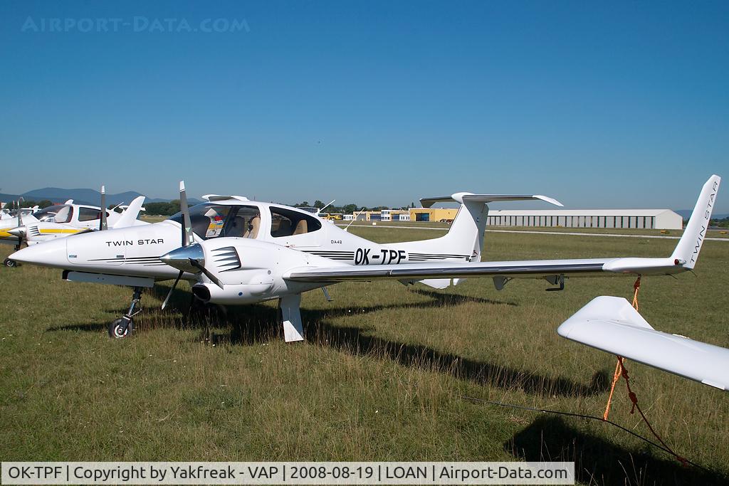 OK-TPF, Diamond DA-42 Twin Star C/N 42.038, Diamond DA42