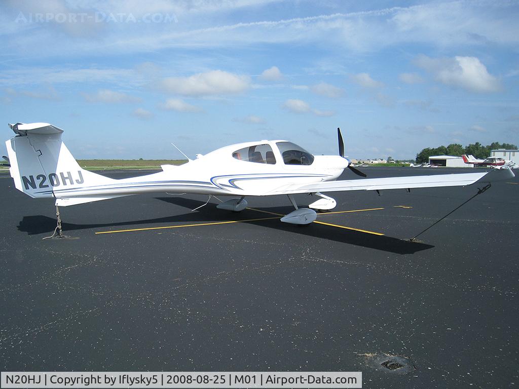 N20HJ, 2008 Diamond DA-40 Diamond Star C/N 40.937, N20HJ DIAMOND DA40
