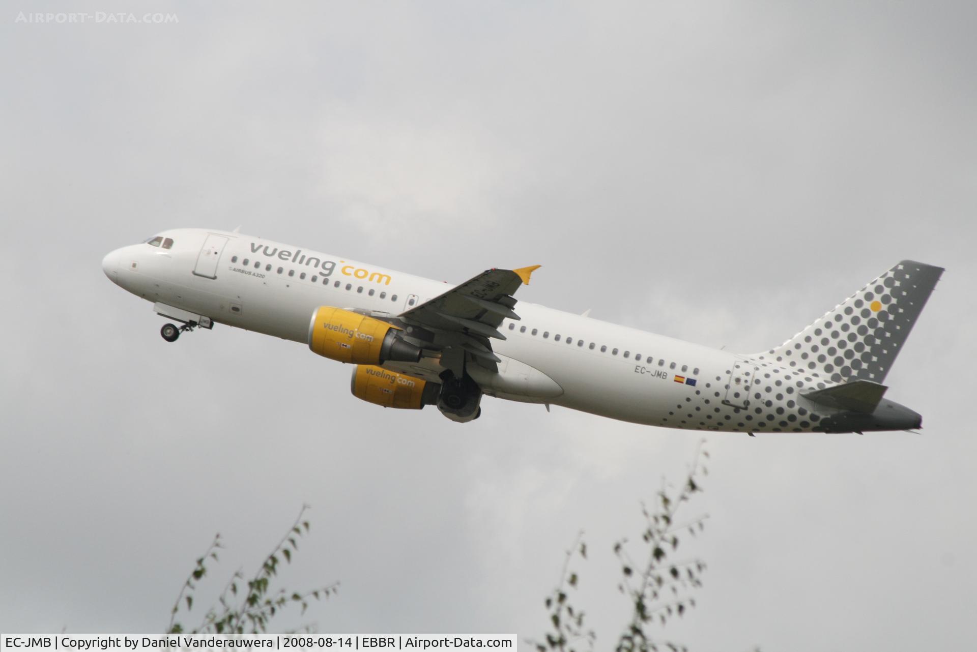 EC-JMB, 2005 Airbus A320-214 C/N 2540, flight VY7522 is taking off from rwy 20