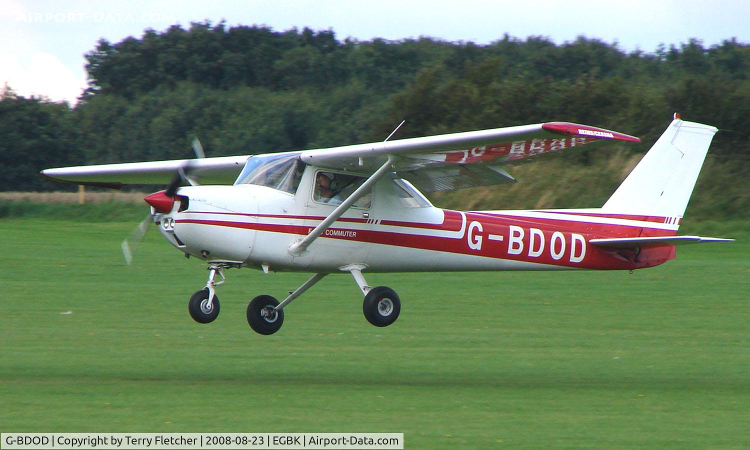 G-BDOD, 1975 Reims F150M C/N 1266, Visitor to Sywell on 2008 Ragwing Fly-in day