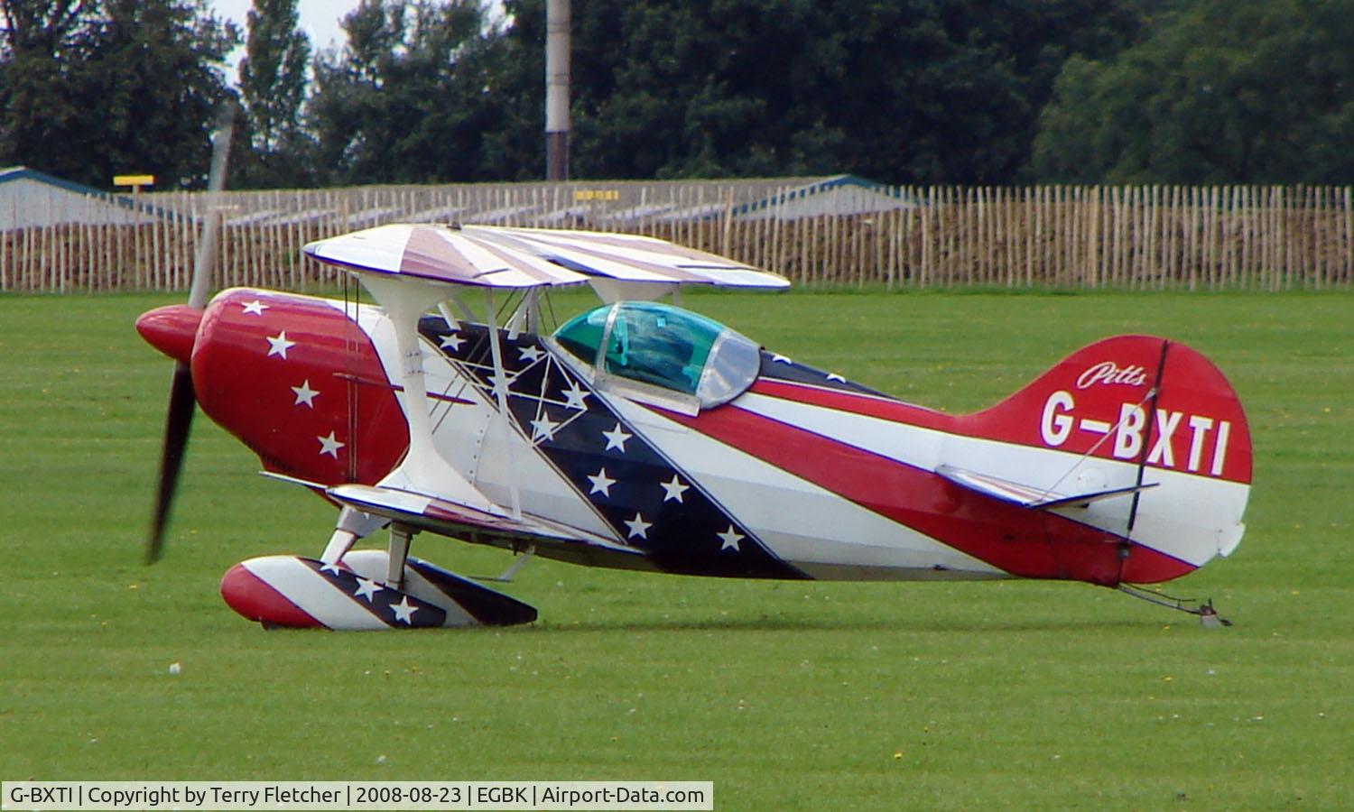 G-BXTI, 1971 Pitts S-1S Special C/N NP1, Visitor to Sywell on 2008 Ragwing Fly-in day