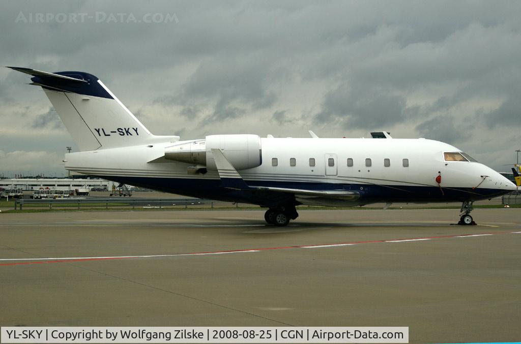 YL-SKY, 2002 Bombardier Challenger 604 (CL-600-2B16) C/N 5532, visitor