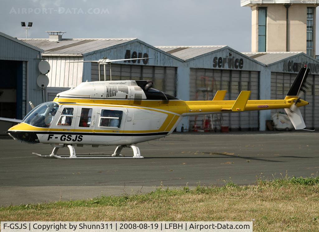 F-GSJS, Bell 206L-4 LongRanger IV LongRanger C/N 52059, Ready for a new flight test around Re Island