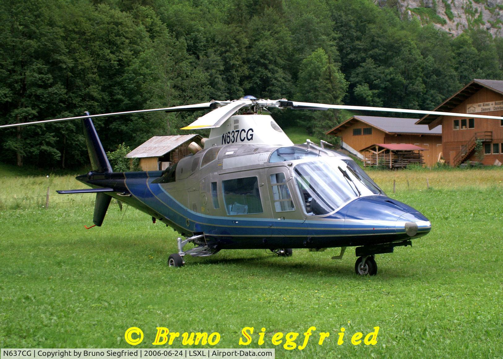 N637CG, 1990 Agusta A-109C C/N 7619, Lauterbrunnen Suisse
