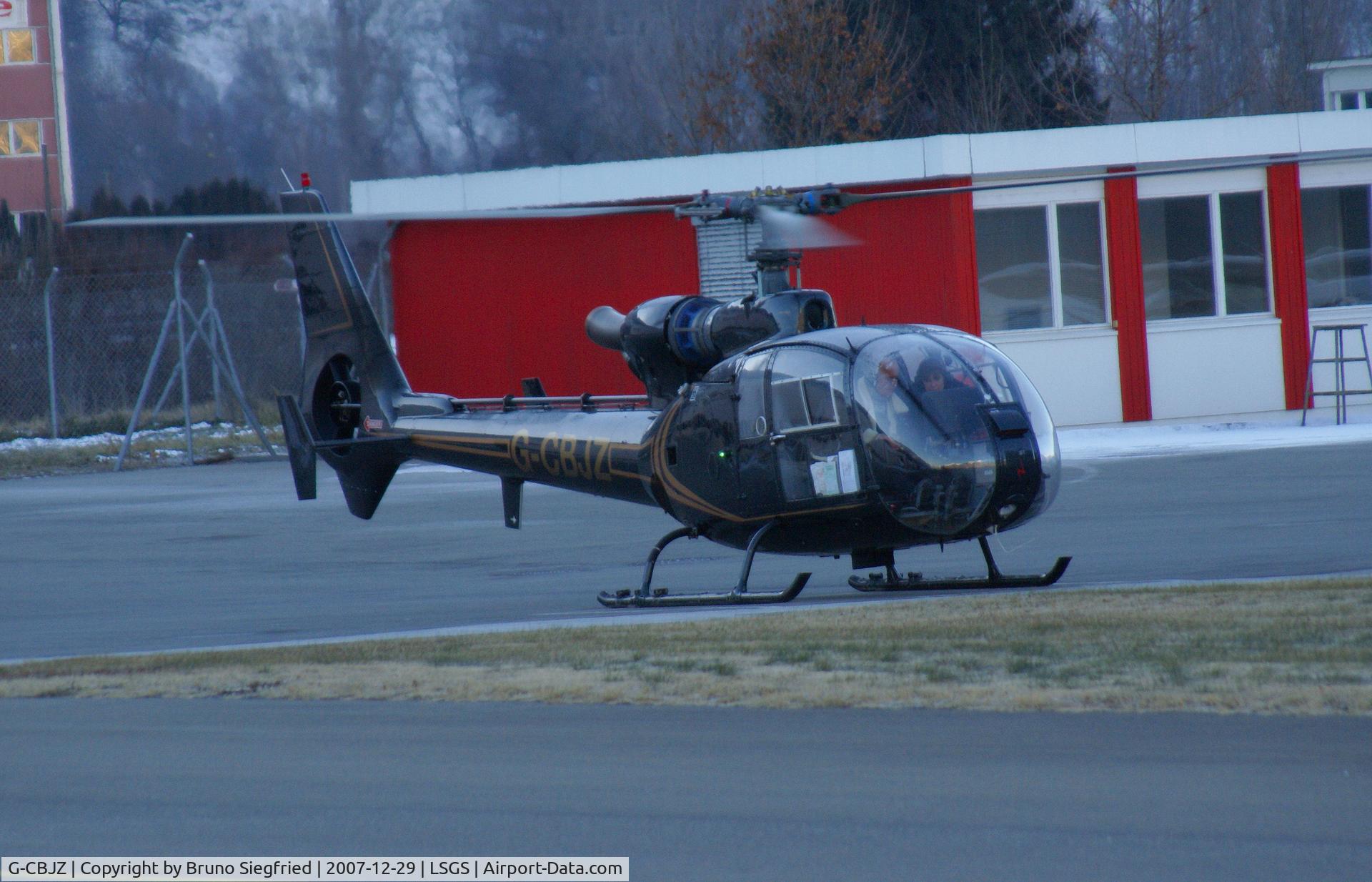 G-CBJZ, 1978 Westland SA-341D Gazelle HT3 C/N WA1734, Sion Airport Suisse
