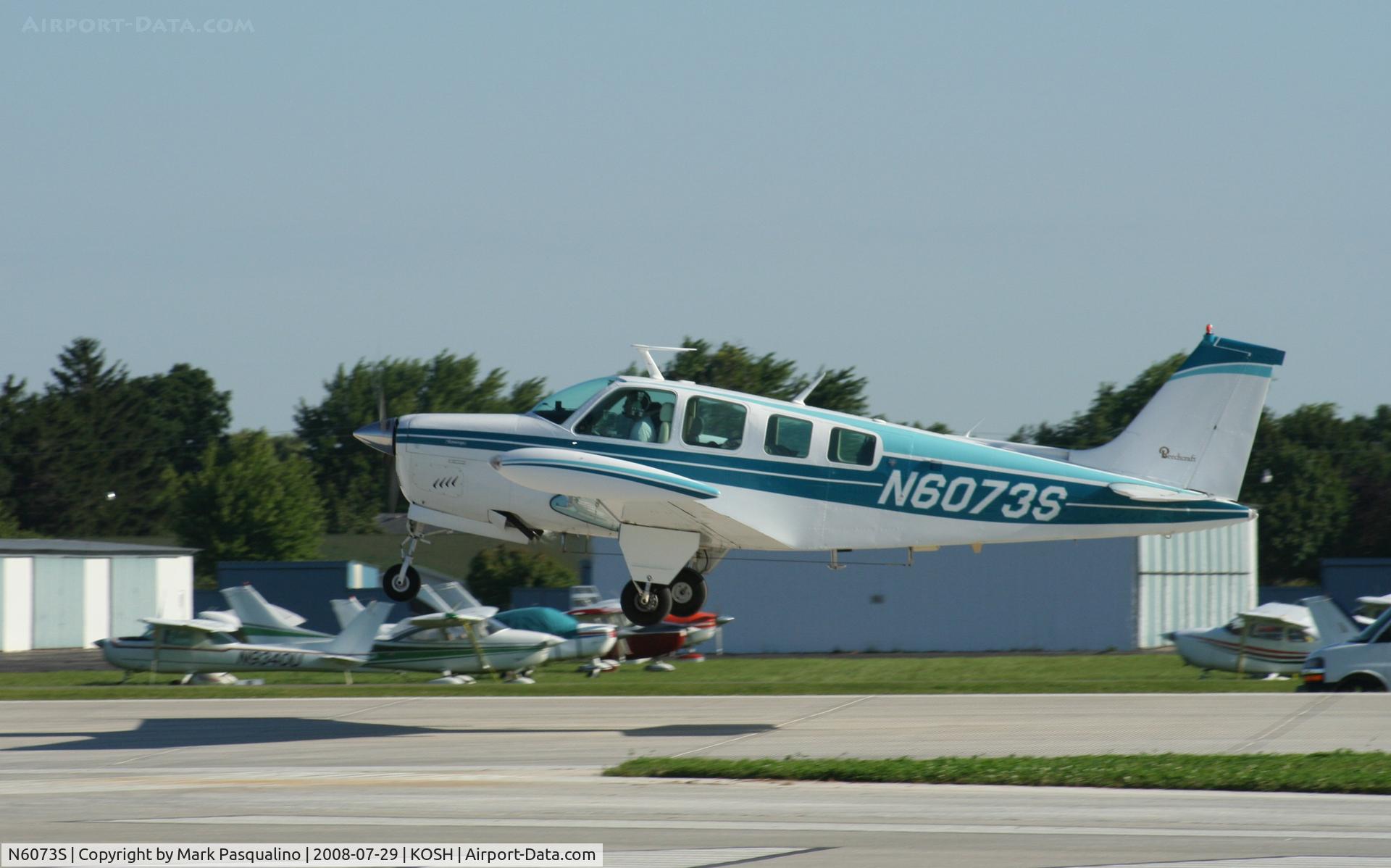 N6073S, 1975 Beech A36 Bonanza 36 C/N E-776, Beech A36