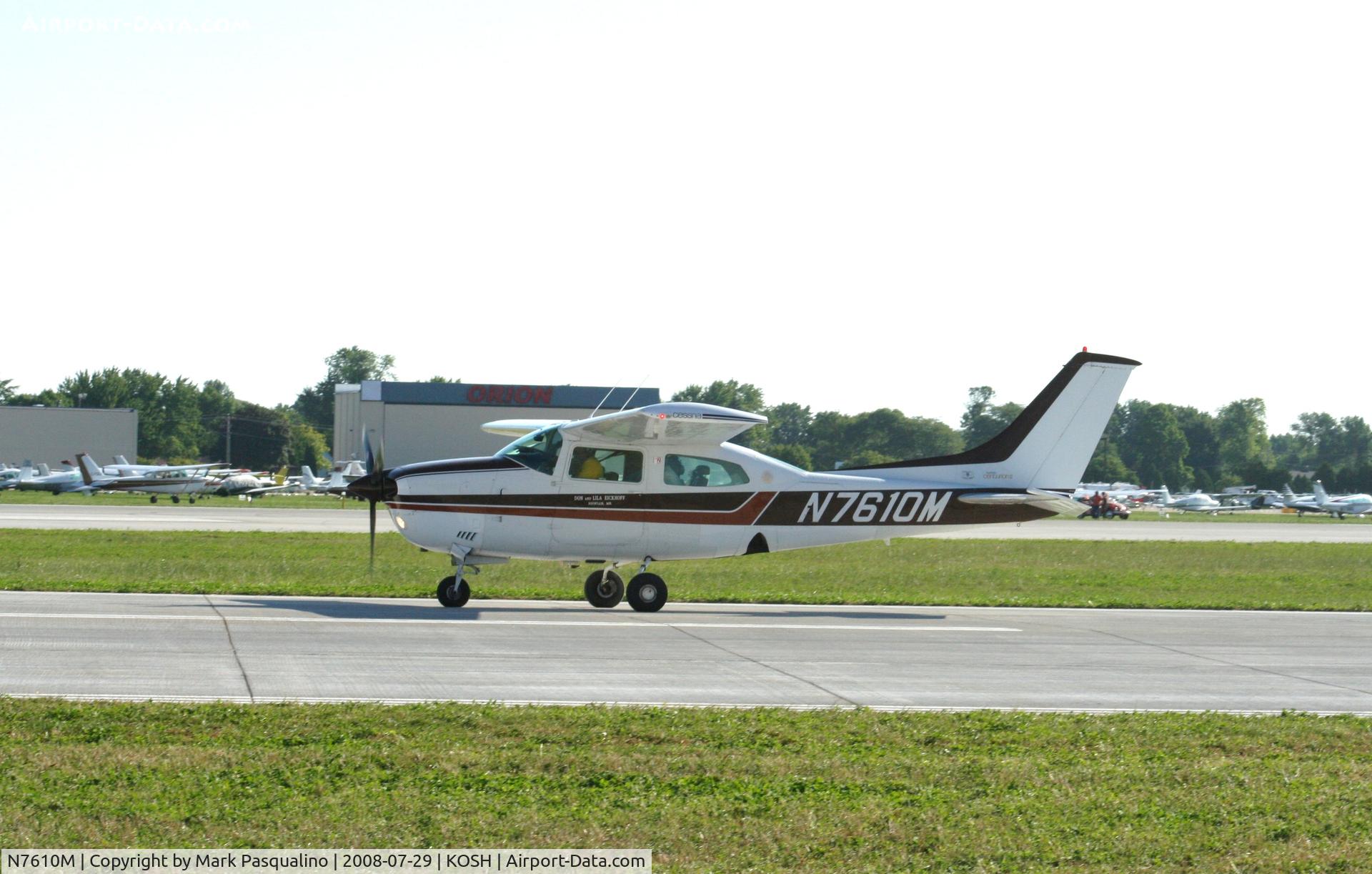 N7610M, 1977 Cessna T210M Turbo Centurion C/N 21062030, Cessna T210M
